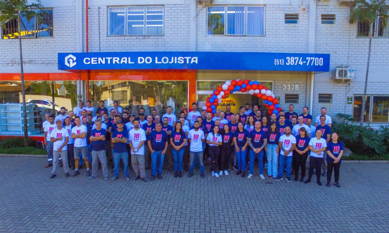 Central do Lojista completa 18 anos!