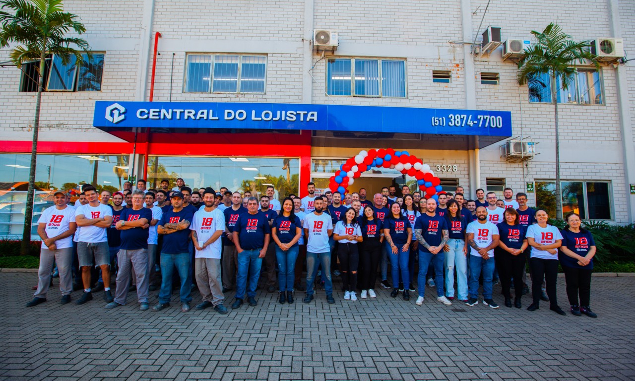 Central do Lojista completa 18 anos!